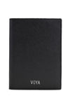 Leather Passport Holder Black
