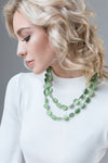 Alto Silk Necklace Lime