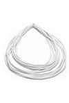 Cirrus Silk Necklace Blanc