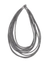 Cirrus Silk Necklace Silver